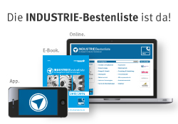 Illustration: Die Industrie-Bestenliste ist da!